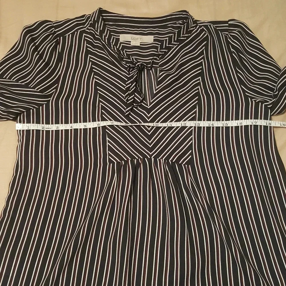 LOFT striped blouse